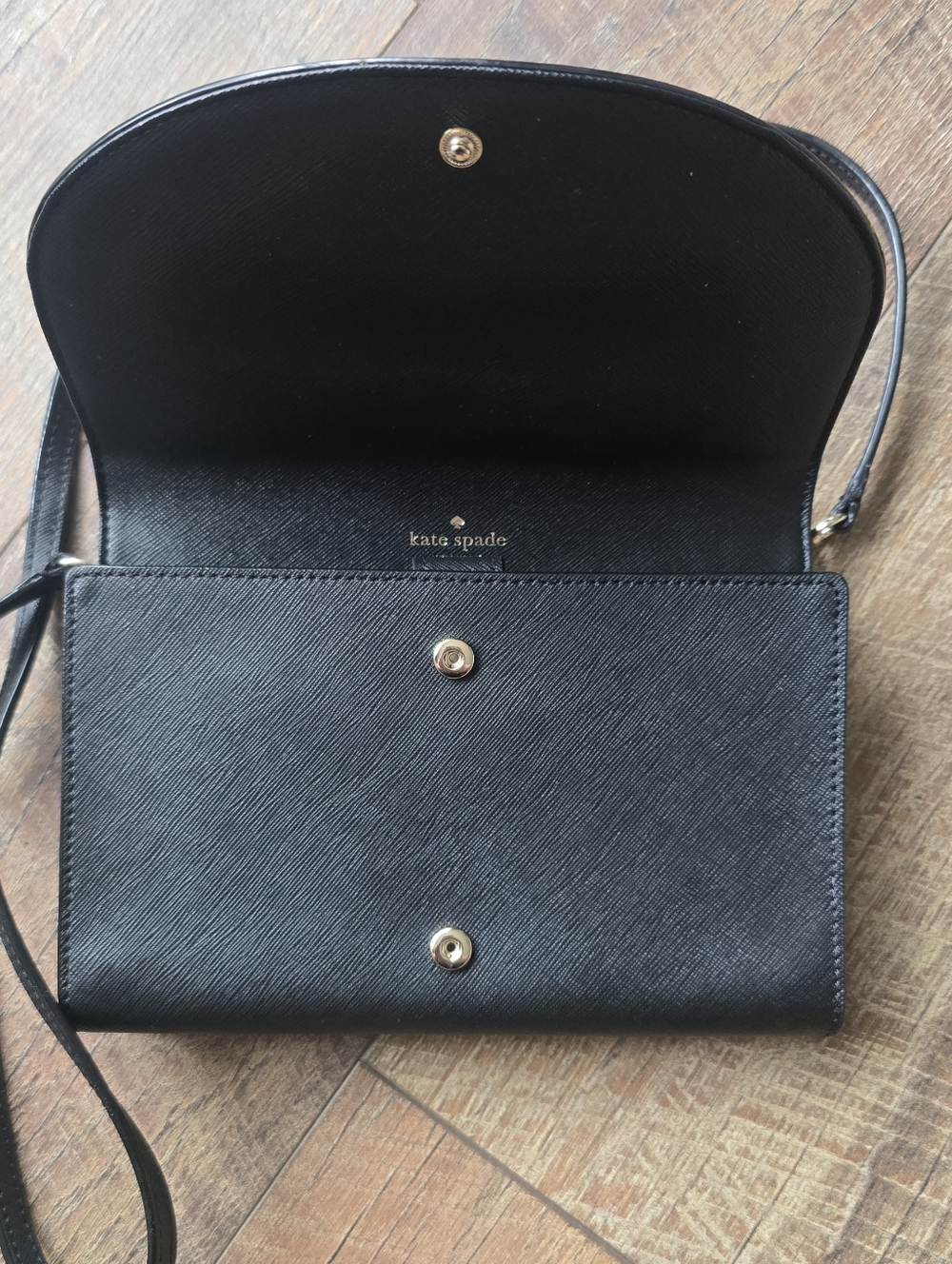 Kate Spade Black Cat Winnie Crossbody Clutch - Picture 5 of 5